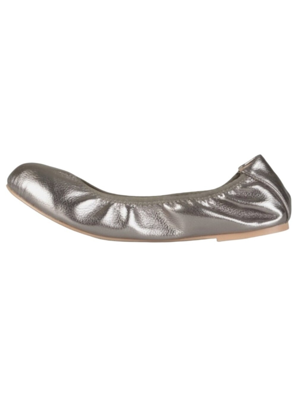 Journee Collection Lindy Ballet Flat, Pewter Size 7 - Picture 3 of 6